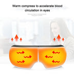Bluetooth Smart Vibration Eye Massager Eye Care Device Hot Compress Glasses Instrument Music Foldable Eye Protection