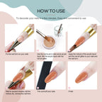 Crystal Carved Powder Extension Armor Crystal Powder Color 6pc Crystal Powder Coscelia