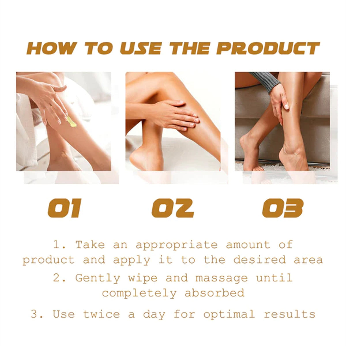Vein Renewal Smooth Legs Cream, Relief Sore Legs Massage Varicose Earthworm Leg Vein Care Cream