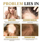 Hair Boost Darken Strengthen Essence, Scalp Massage Moisturizing Hair Roots Thick Smooth Hair Care Ball