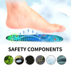 Pilant Care Ice Silk Foot Pads, Ease Joint Soreness And Swelling Earthworm Leg Vein Massage Care Pad