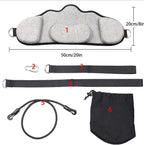 Portable Adults Neck Hammock Set Office Neck Rest Stretcher Relieves Travel Memory Foam Pillow + Mask Accessories Neck Hammock