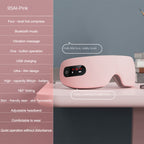 Eye massager airbag vibration intelligent AI voice hot compress eye protection device