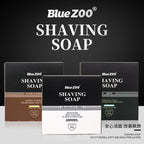 BlueZOO Men's Facial Shave Beard Shaving Foaming Soap Sandalwood Scented Mint