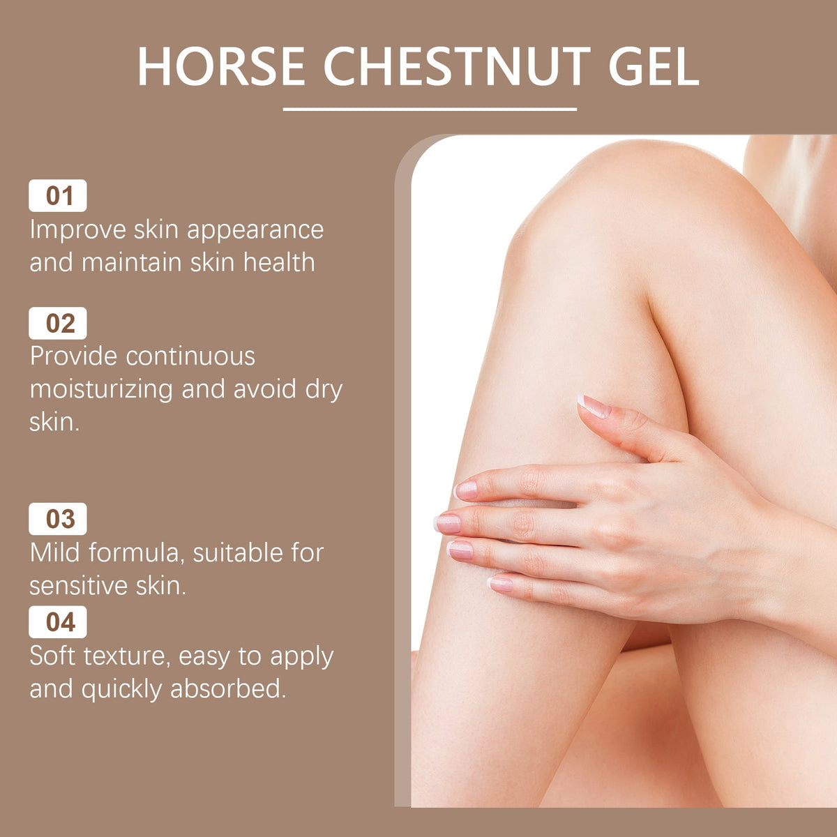 Leg Care Cream Moisturizes And Moisturizes Leg Skin Gently Pamper And Massage Leg Care Cream