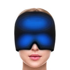 Migraine Relief Hat Ice Pack Headache Relief Gel Eye Mask Cold Therapy Migraine Face Mask Elastic Bag