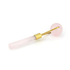 Natural Rose Quartz Facial Massage Crystal Stone Body Jade Massager Derma Roller Skincare Ice Roller Wrinkle Removal Beauty Tool