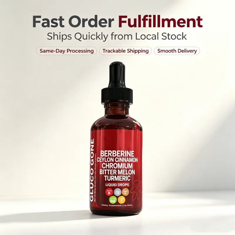 Organic Berberine Cinnamon Ceylon Liquid DropsSupplement with Bitter Melon