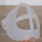 3D Mouth Mask Support Breathing Assist Help Mask Inner Cushion Bracket Food Grade Silicone Mask Holder Breathable Valve