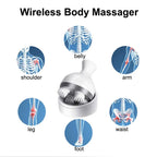 Waterproof Electric Head Massage Wireless Scalp Massager Prevent Hair Loss Body Deep Tissue Kneading