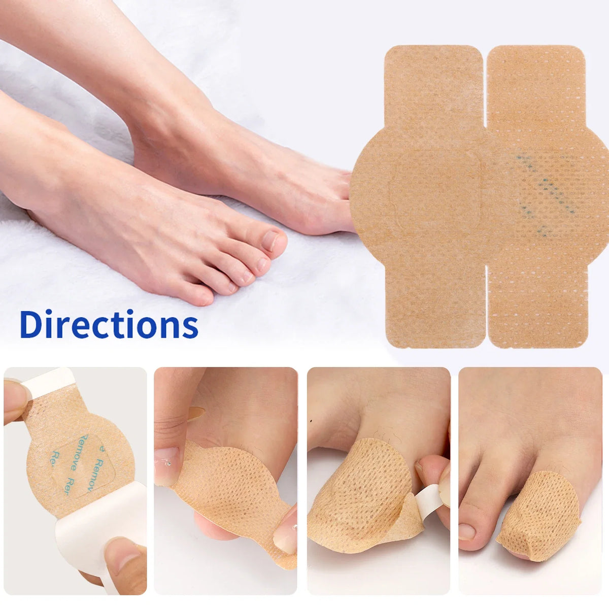 BUY 1 GET 3 – 21pcs Waterproof Toenail Fungus Repair Patches