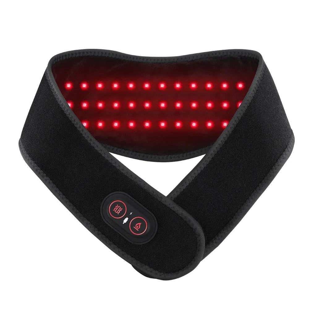 Red Light Therapy Neck Heating Belt – Infrared Neck Massager