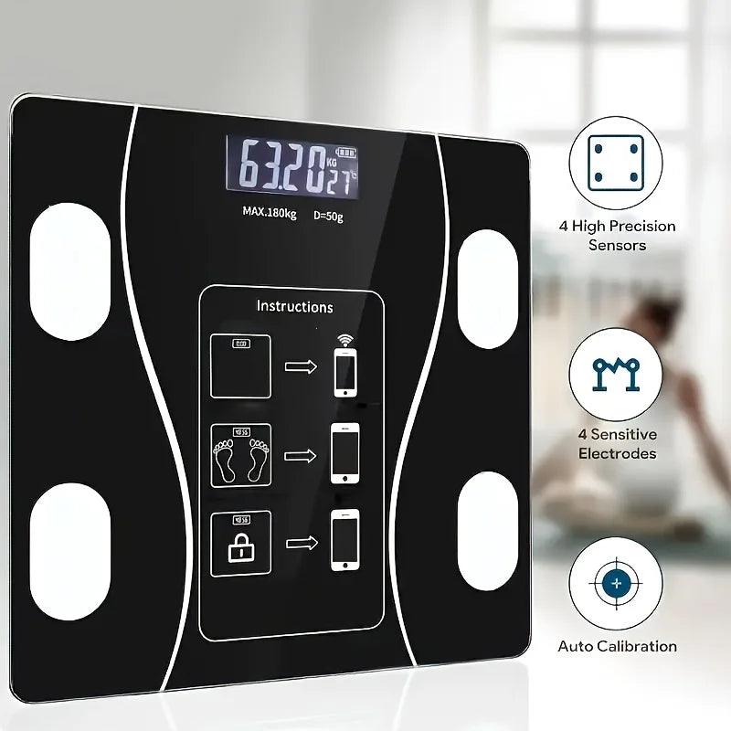 Smart Digital Scale With LED Display – Up To 400 lbs
