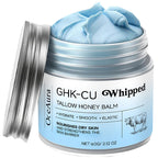 Peptídeos de Cobre GHK-Cu Tallow de Carne para Pele: Bálsamo Azul Manuka Mel Hidratante Facial e Corporal para Pele Madura, Seca e Sensível