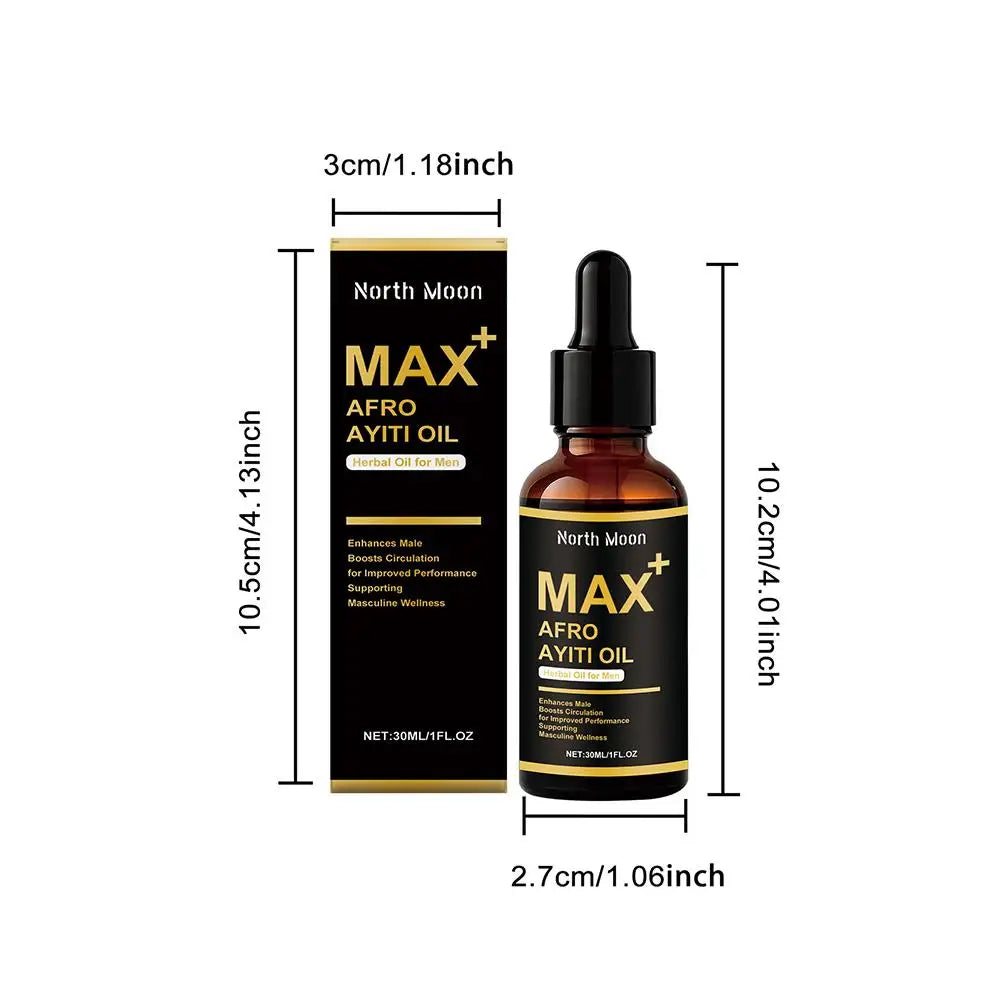 (BUY 1 GET 2) 30ml  Natural Herbal Men's African Ayi Oil MAX+ AFRO AYITI OIL Male Body Massage Essence Oil