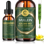 Mullein Drops: Lung Cleanse & Immune Boost - Fast Respiratory Relief
