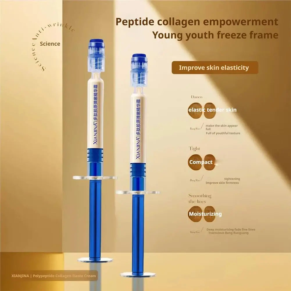 Polypeptide Collagen Elasticity Essence Cream, Fast-absorbing, Effectively Improves Dryness, Fine Lines, And Sagging
