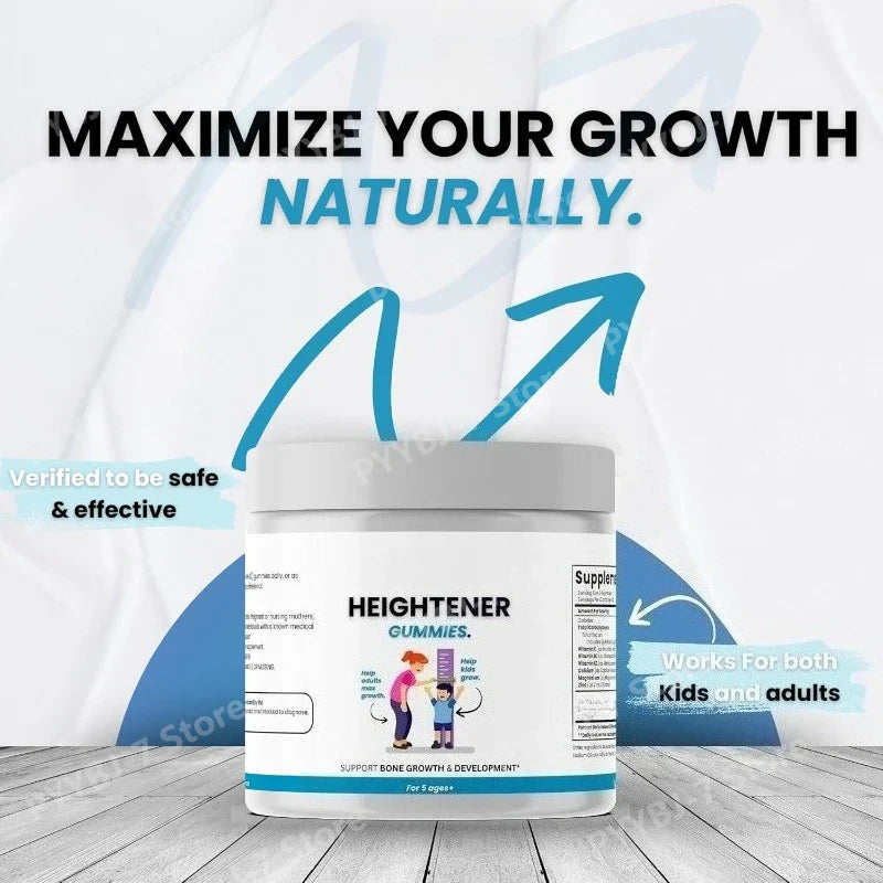 Bone Health Capsules Gummies Natural Height Growth Supplement for Kids Teens and Adults To Increase Bone Strength 60 Capsules