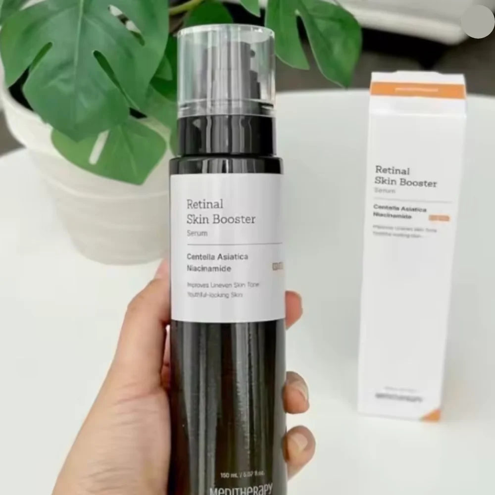 MEDITHERMAPY Soro intensificador de pele de retinol, desbotamento de manchas escuras, equilíbrio do tom da pele, melhora a linha fina, brilho, cuidados com a pele