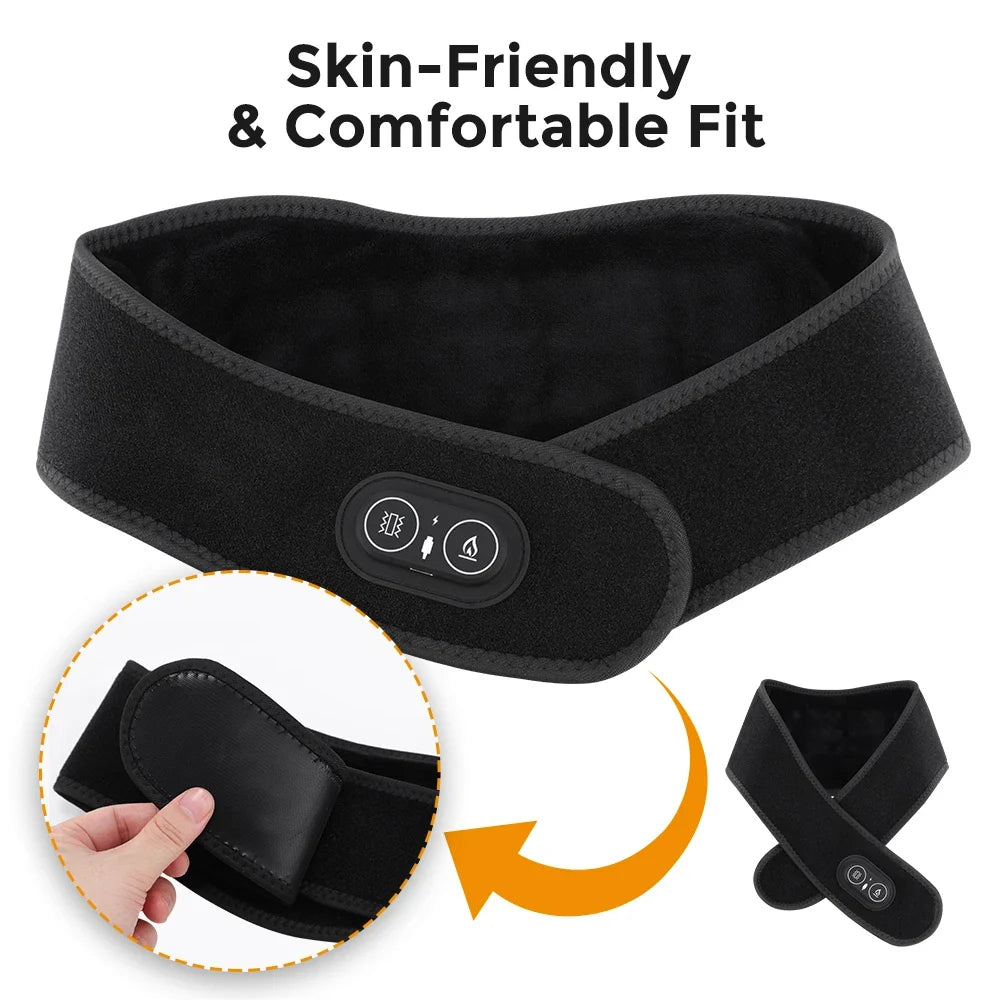 Red Light Therapy Neck Heating Belt – Infrared Neck Massager
