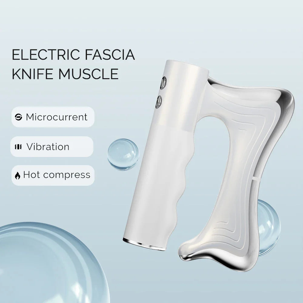 Electric Fascia Scraper Massager 10500RPM - Micro Current Vibration Relaxer