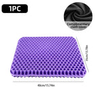 Gel Seat Cushion Summer Breathable Honeycomb Design For Pressure Relief Back Tailbone Pain - Home Office Wheelchair Chair Cars