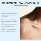 Peptídeos de Cobre GHK-Cu Tallow de Carne para Pele: Bálsamo Azul Manuka Mel Hidratante Facial e Corporal para Pele Madura, Seca e Sensível