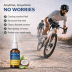 A bottle of Arenzza Cvreoz Plus™ Herbal Comfort Spray with herbal ingredients, designed for soothing and relief.