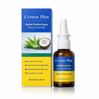 Arenzza Cvreoz Plus™ Herbal Comfort Spray bottle with white and green packaging, designed for soothing herbal relief.