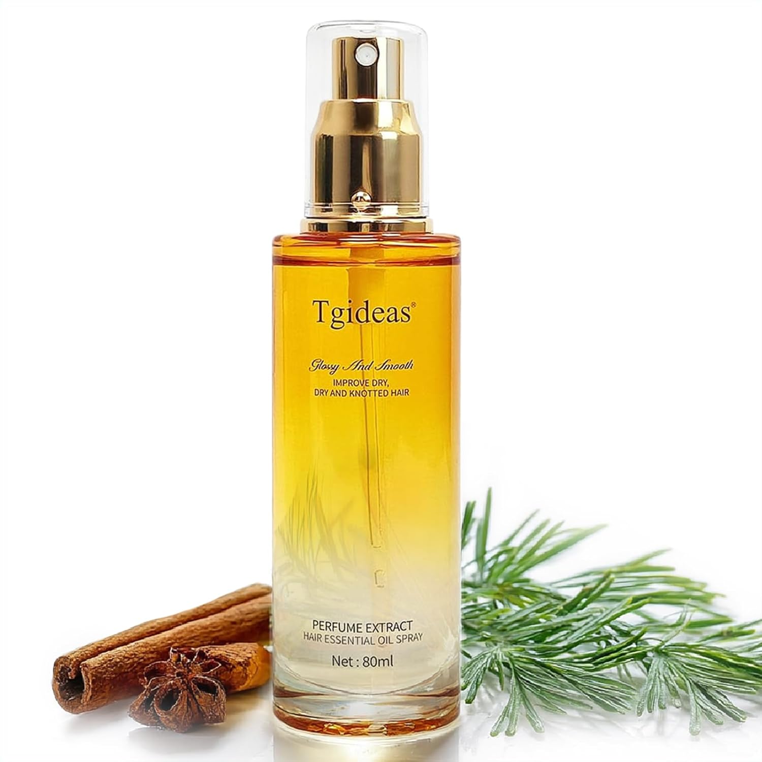 Arenzza Hair Oil Spray bottle with a sleek design, ready to nourish and add shine to hair.