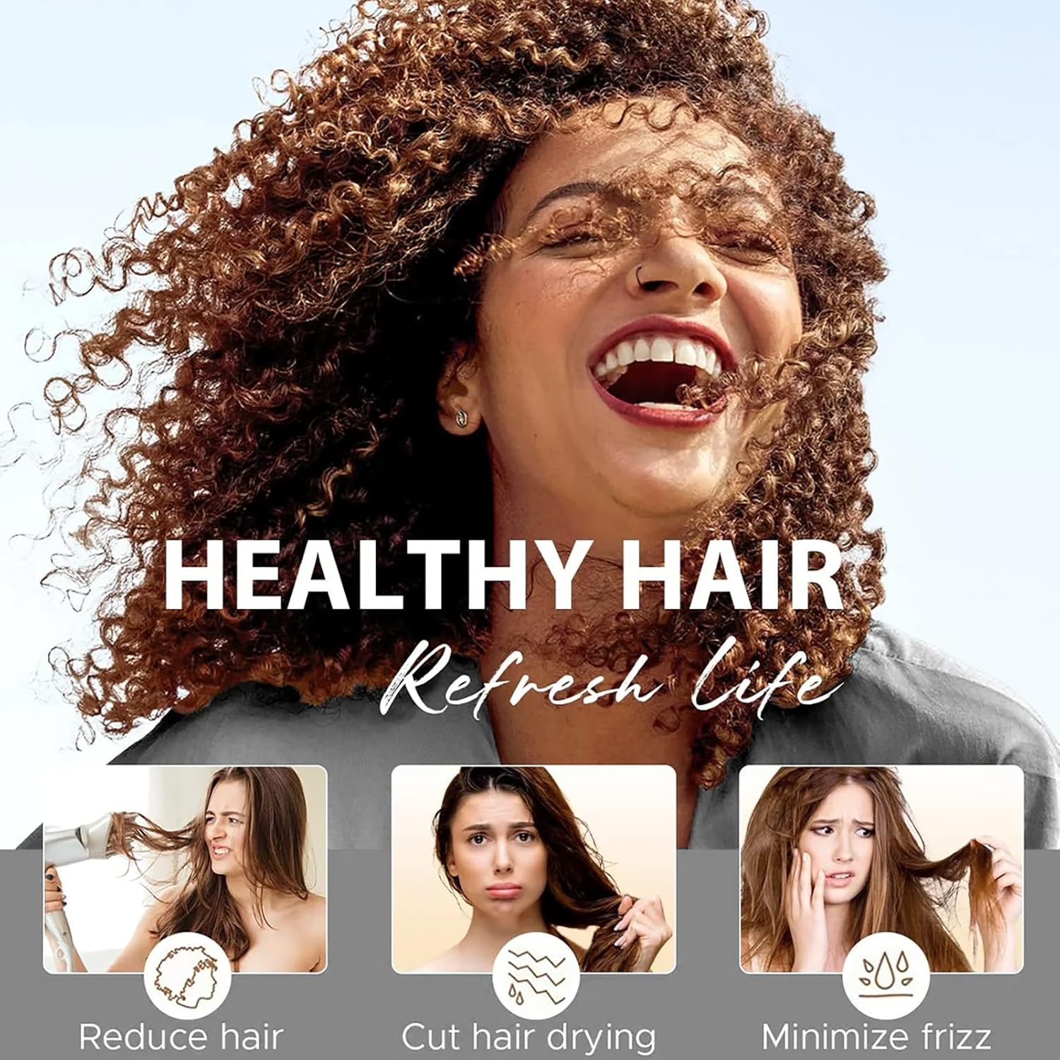 Arenzza Hair Oil Spray bottle with a sleek design, ready to nourish and add shine to hair.