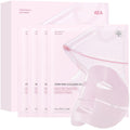 Four packs of Aurenza Shop Pink Deep Collagen Gel Mask with soothing pink gel in individual sachets.