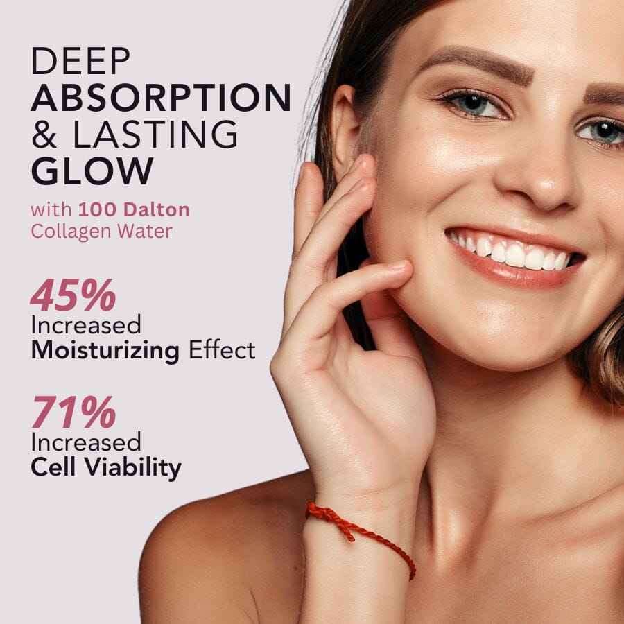 Pink Deep Collagen Gel Mask by Aurenza Shop shown in a box with four packs, featuring a smooth, gel-textured mask for skincare.