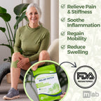 FlexiKnee™️ natural knee pain patches by Aurenza Shop, one pack of 12 adhesive patches for knee relief.