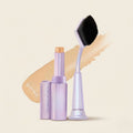 Aurenza Shop Stick Energy Duo with Shape Tape Concealer Stick and brush, showcasing the compact makeup product and applicator.