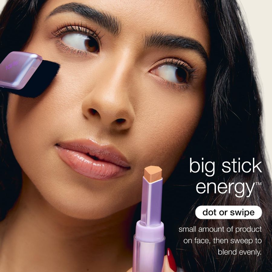 Aurenza Shop Stick Energy Duo with Shape Tape Concealer Stick and Brush, featuring sleek packaging and applicator for flawless coverage.