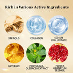 Aurenza Shop Gold Under Eye Patches Haven, pack of 60, featuring gold-colored hydrogel patches for under-eye skincare.