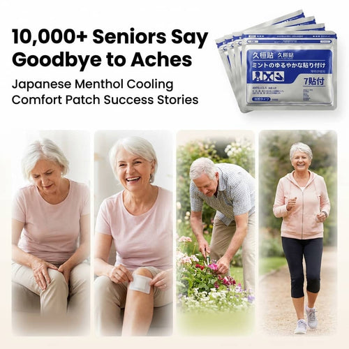 Aurenza Shop Bye Bye Knee Pain Patches with high absorption herbal discreet patches for joint pain and stiffness relief.