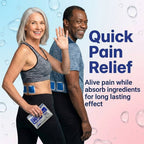 A pack of Aurenza Shop Bye Bye Knee Pain Patches with herbal, high-absorption discreet patches for joint pain and stiffness relief.