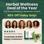 Herbal Belly Comfort Patch by Aurenza Shop for bloat relief and a smoother-looking waist, shown on a clean background.