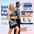 Japanese Pain Patches by Aurenza Shop, high absorption patches with glucosamine, chondroitin, and herbal ingredients for pain relief.