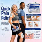 Japanese Pain Patches by Aurenza Shop, high absorption patches with glucosamine, chondroitin, and herbal ingredients for pain relief.