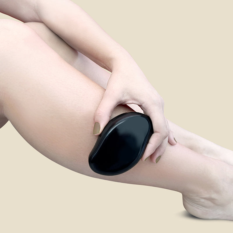 Pink reusable crystal hair remover from Aurenza Shop, compact and ergonomic design for gentle hair removal.