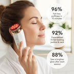White ProSculpt™ Neck & Face Lifter by Aurenza Shop showing a sleek facial and neck contouring device on a white background.