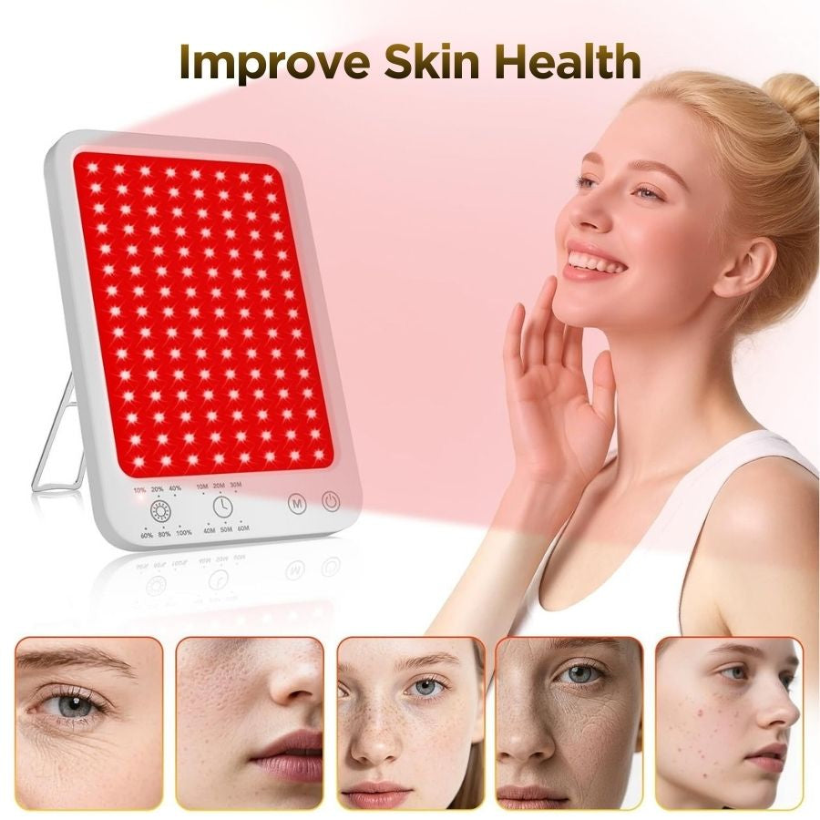 DeepTherapy™ 660/850 System by Aurenza Shop, featuring a sleek medical-grade device for therapeutic treatments.