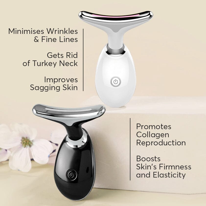 Black Aurenza 3-in-1 Mini Facial Toning and Rejuvenation Device for skincare and facial massage.