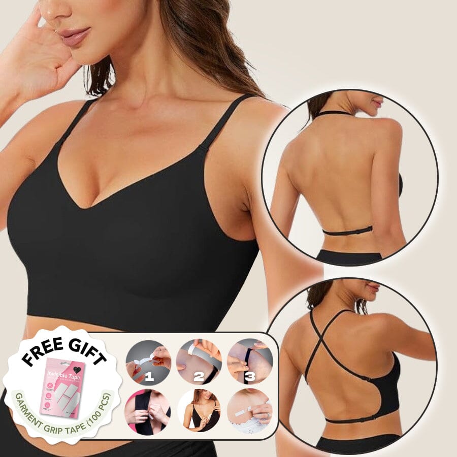 Nude SkinHaven VersaForm seamless bra by Aurenza Shop, featuring smooth, comfortable fabric and supportive design.