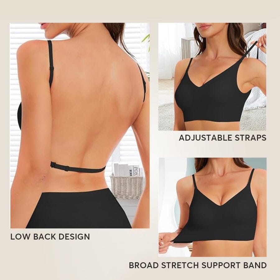 Nude SkinHaven VersaForm seamless bra by Aurenza Shop, soft fabric with smooth, supportive fit and seamless design.