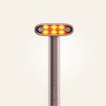 Aurenza 7-in-1 LED facial toning and rejuvenation wand with multiple light therapy heads for skin treatment and anti-aging.