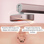 Aurenza 7-in-1 LED facial toning and rejuvenation wand with multiple treatment heads for skin care and facial therapy.